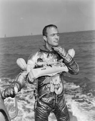 S62-01358 (1962) --- Project Mercury astronaut M. Scott Carpenter, prime pilot of the Mercury-Atlas 7 (MA-7) spaceflight-stock-foto