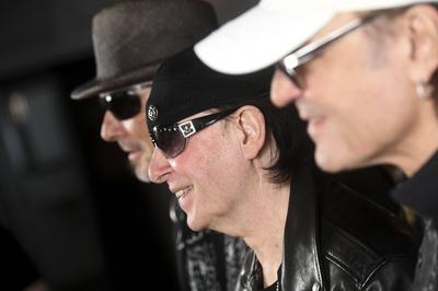 Rudolf Schenker, Klaus Meine, Matthias Jabs (Scorpions)-stock-foto