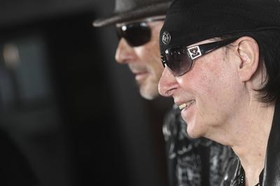 Rudolf Schenker, Klaus Meine (Scorpions)-stock-foto