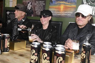 Rudolf Schenker, Klaus Meine, Matthias Jabs (Scorpions)-stock-foto