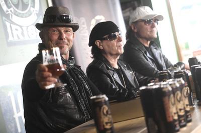 Rudolf Schenker, Klaus Meine, Matthias Jabs (Scorpions)-stock-foto