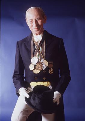 ARCHIVFOTO: am 5. Juni 2022 waere Josef NECKERMANN 110 Jahre alt geworden, Josef NECKERMANN, Deutschland, Dressurreiter,-stock-foto