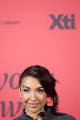 Maria Becerra presents XTI's new collection in Madrid-stock-foto