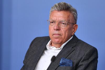 Berlin, Deutschland, 10.04.2025: Haus der Bundespressekonferenz: Vorstellung Rechtsgutachten BBMV e.V. - Ist nach der Wa-stock-foto