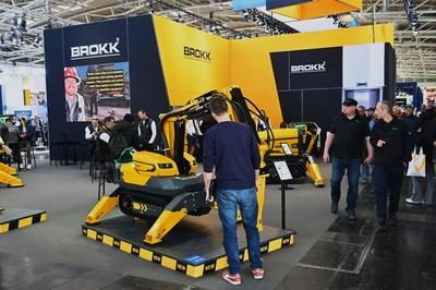 Bauma 2025, vom 7.4. bis 13.4.2025. Die bauma ist die Weltleitmesse fuer Baumaschinen, Baustoffmaschinen, Bergbaumaschin-stock-foto