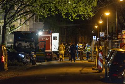 Fliegerbombe Freiburg im Breisgau-stock-foto