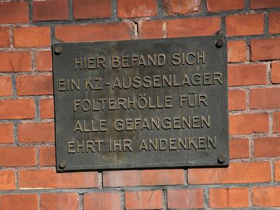 ehemaliges KZ Aussenlager des Frauen KZ Ravensbr?ck und des KZ Buchenwald der Polte R?stungswerke Magdeburg *** former-stock-photo