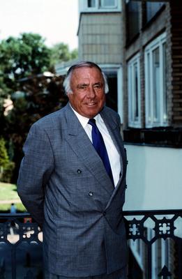 Siegfried Unseld Siegfried Unseld, deutscher Verleger, Leiter des Suhrkamp Verlags, Gesch?ftsf?hrer der Suhrkamp Verlag-stock-foto