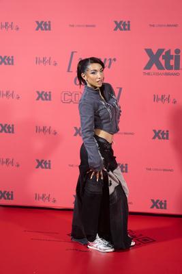 Maria Becerra presents XTI's new collection in Madrid-stock-foto
