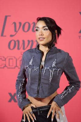 Maria Becerra presents XTI's new collection in Madrid-stock-foto