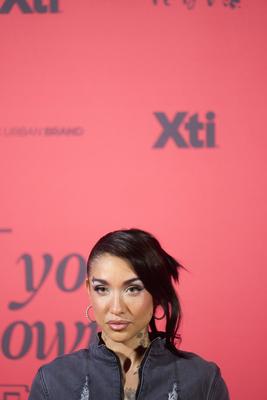 Maria Becerra presents XTI's new collection in Madrid-stock-foto