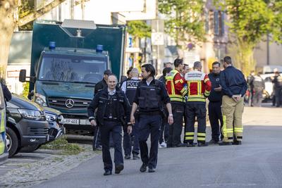 Fliegerbombe Freiburg im Breisgau-stock-foto