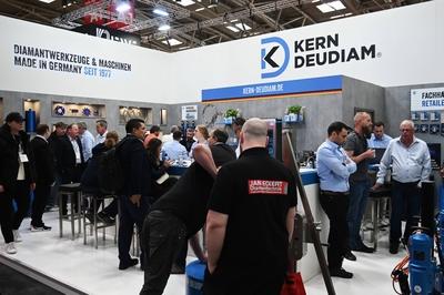 Bauma 2025, vom 7.4. bis 13.4.2025. Die bauma ist die Weltleitmesse fuer Baumaschinen, Baustoffmaschinen, Bergbaumaschin-stock-foto