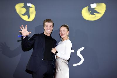 Dr. Dominik Bettray und Katharina B?hnke-stock-foto