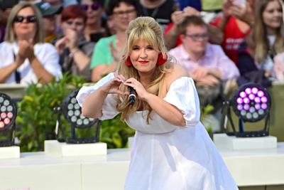 ZDF - Fernsehgarten. S?ngerin Maite Kelly w?hrend der ZDF - Unterhaltungsshow Fernsehgarten am 22.09.2024 in Mainz. 2024-stock-foto