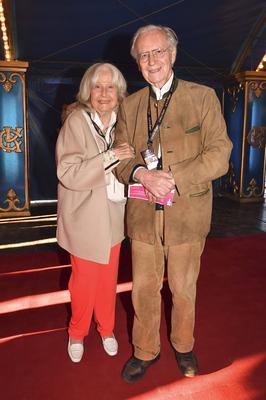 Wilfried Klaus mit Ehefrau Wera Klaus-stock-foto