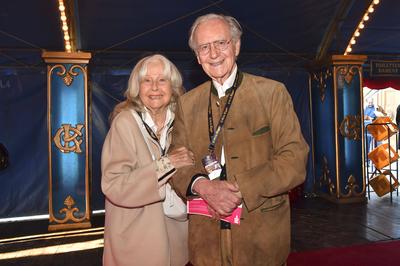 Wilfried Klaus mit Ehefrau Wera Klaus-stock-foto