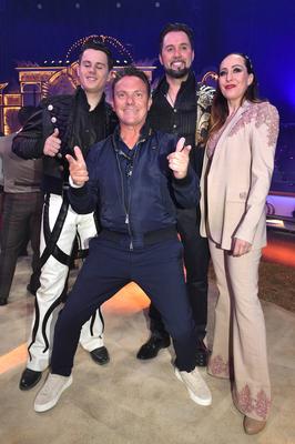 Alexis Lacey, Stefan Mross, Martin Lacey jr.,  Jana Mandana Lacey-Krone-stock-photo