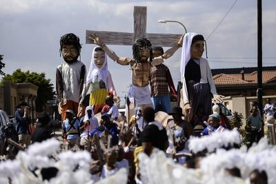 The Passion of The Christ production in South Africa-stock-foto