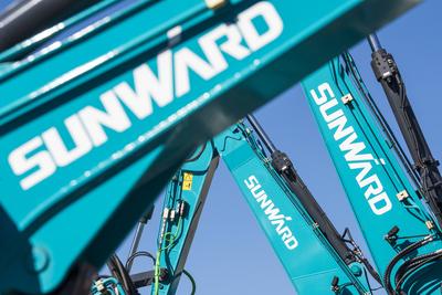 Baumaschinenmesse BAUMA 2025 in M?nchen-stock-foto