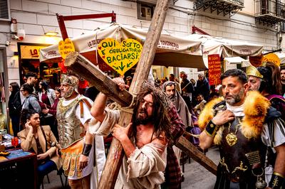 The Sacred Representation of the Passion of Jesus Christ-stock-foto