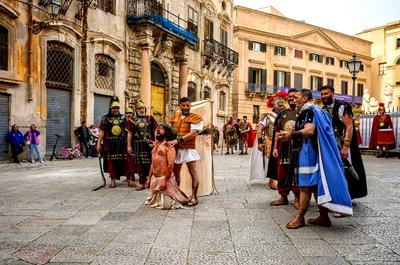 The Sacred Representation of the Passion of Jesus Christ-stock-foto