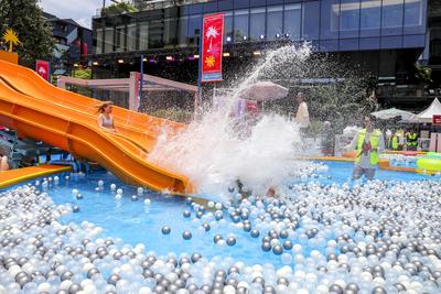 Celebrations for Songkran, Thai traditional New Year in Thailand-stock-foto