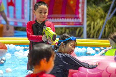 Celebrations for Songkran, Thai traditional New Year in Thailand-stock-foto