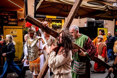 The Sacred Representation of the Passion of Jesus Christ-stock-foto