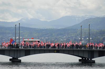 1. MAI 2008 IN ZUERICH-stock-foto