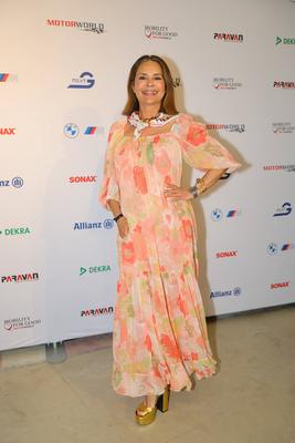 Motor World Mallorca Grand Opening - DJ und Model Gitta Saxx Palma Motorworld Mallorca Spanien *** Motor World Mallorca-stock-foto