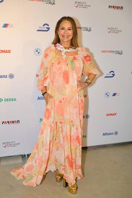 Motor World Mallorca Grand Opening - DJ und Model Gitta Saxx Palma Motorworld Mallorca Spanien *** Motor World Mallorca-stock-foto