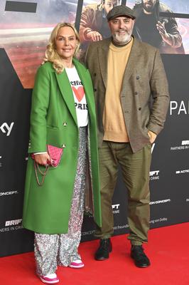 Natascha Ochsenknecht mit Bruder Ingo Robin bei der Premiere der Sky Original Streaming-Serie Drift - Partners in Crime-stock-foto