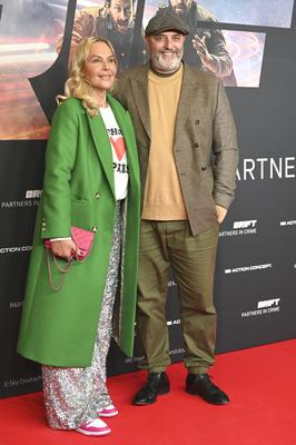 Natascha Ochsenknecht mit Bruder Ingo Robin bei der Premiere der Sky Original Streaming-Serie Drift - Partners in Crime-stock-foto