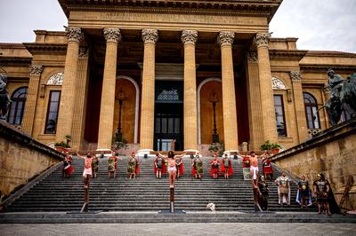 The Sacred Representation of the Passion of Jesus Christ-stock-foto