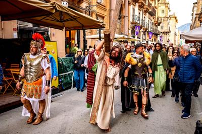 The Sacred Representation of the Passion of Jesus Christ-stock-foto