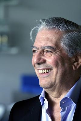 8/ Portrait: Mario Vargas Llosa, peruanischer Schriftsteller, beim Literatur Festival im Berliner Haus der Festspiele, P-stock-foto