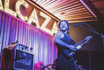 Music Concert - High Fade live in Rome, Alcazar-stock-photo