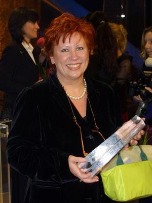 Fernsehrichterin Barbara Salesch (GER) ausgezeichnet mit dem Deutschem Fernsehpreis anl?sslich der Verleihung des Deuts-stock-foto