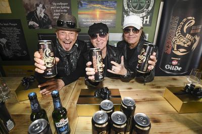 Rudolf Schenker, Klaus Meine, Matthias Jabs (Scorpions)-stock-foto