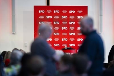 Dialogkonferenz der SPD-Parteispitze in Hannover-stock-foto