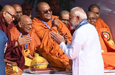 Parliamentarians Pay Tribute To BR Ambedkar On Birth Anniversary-stock-foto