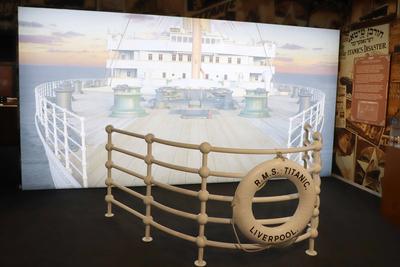 Eroeffnung  Titanic Ausstellung Hamburg-stock-photo