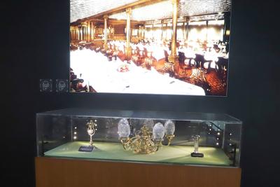 Eroeffnung  Titanic Ausstellung Hamburg-stock-photo