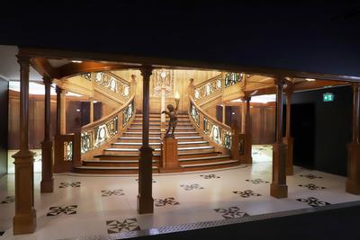 Eroeffnung  Titanic Ausstellung Hamburg-stock-photo
