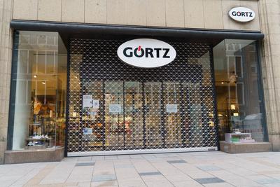 Hamburger Innenstadt w?hrend der Conrona-Krise im M?rz 2021 -;Hamburger Innenstadt w?hrend der Conrona-Krise im M?rz 20-stock-foto