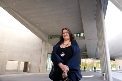 Architect Zaha HADID.Opening of MAXXI national museum of XXI century arts Roma 12/11/2009 Foto Andrea Staccioli Insidef-stock-foto