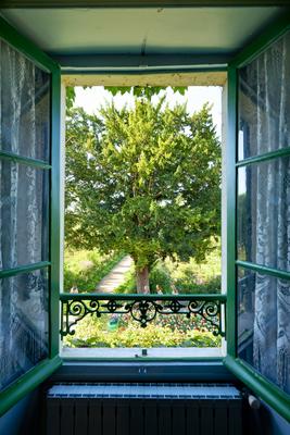 Giverny Normandy France. The house of Monet. The garden Giverny Normandy France. The house of Monet. The garden Copyrigh-stock-foto