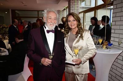 Dieter Hallervorden, Christiane Zander-stock-foto