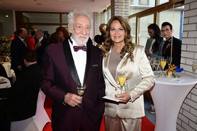 Dieter Hallervorden, Christiane Zander-stock-foto